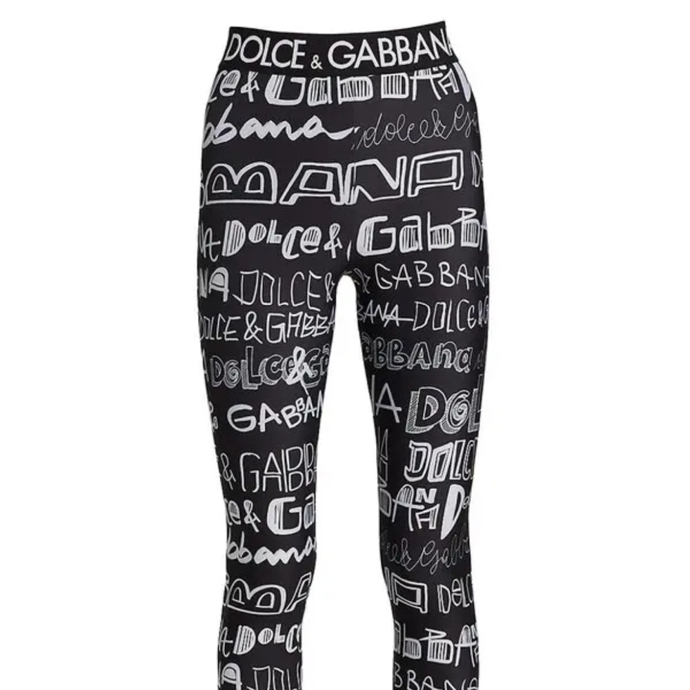 Dolce & Gabbana Graffiti Leggings